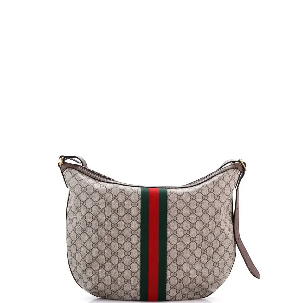 Gucci Ophidia Half Moon Hobo Gg Coated #260826G16B